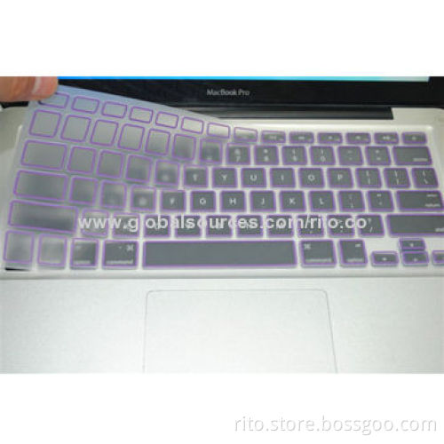 New Blank Design Silicone Keyboard Cover for New Macbook Pro 13", Pro 15"
